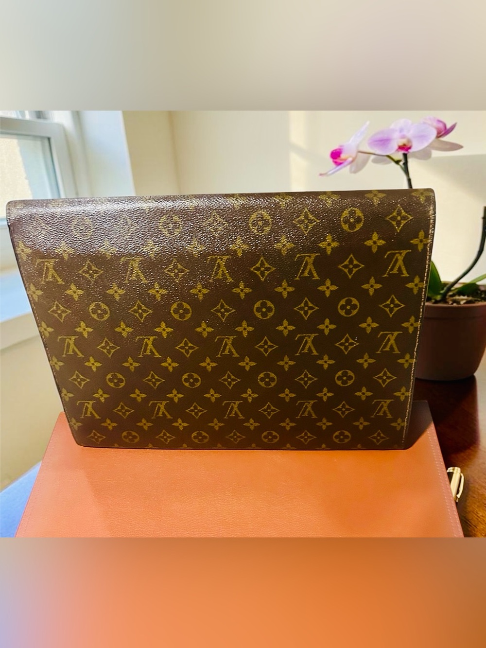 Louis Vuitton Monogram Porte-Documents Sénateur Vintage from 70/80’s. - Picture 3 of 16